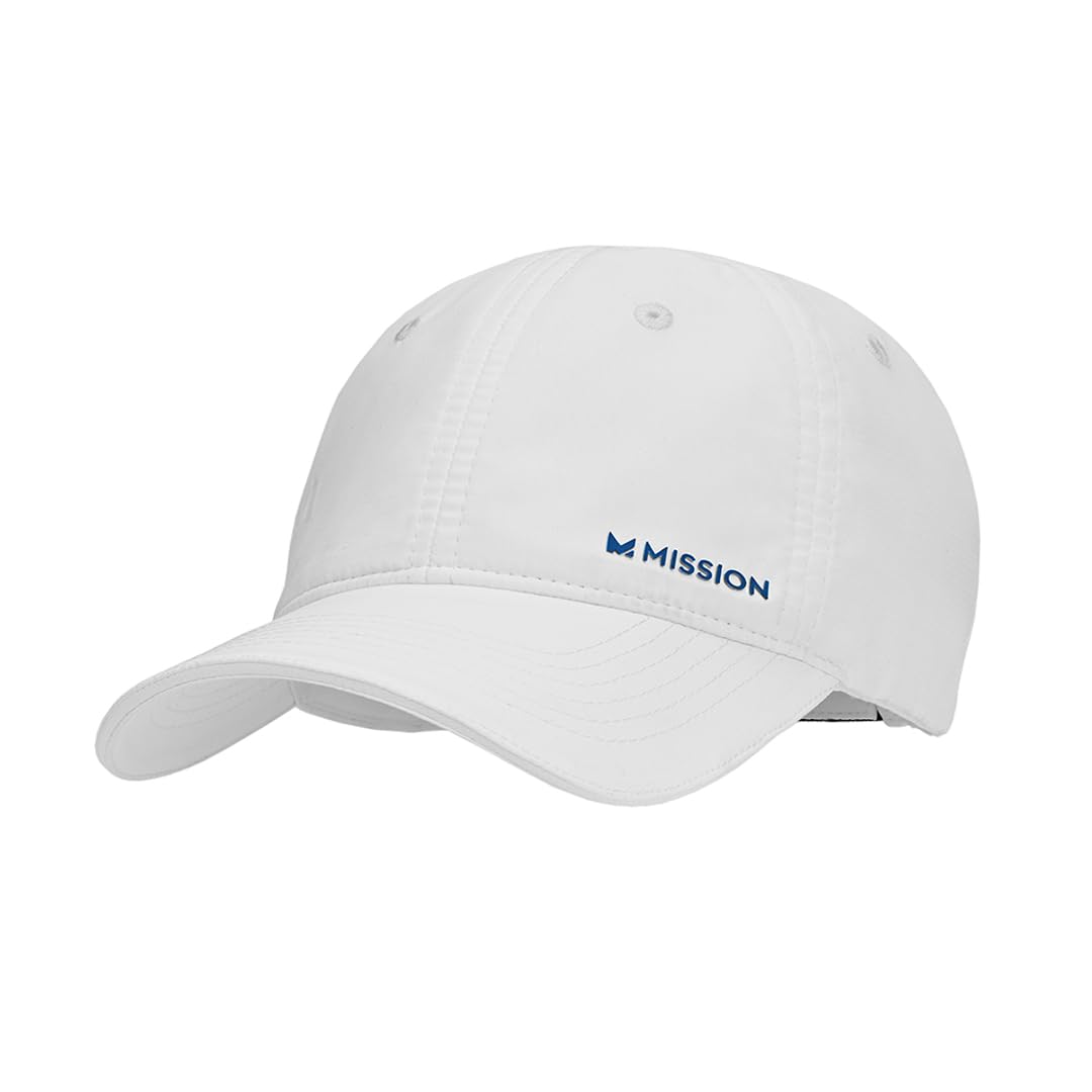 MISSION Cooling Performance Hat, Unstructured Low-Profile Adjustable Fit - UPF 50 - for Running, Workouts & Outdoors