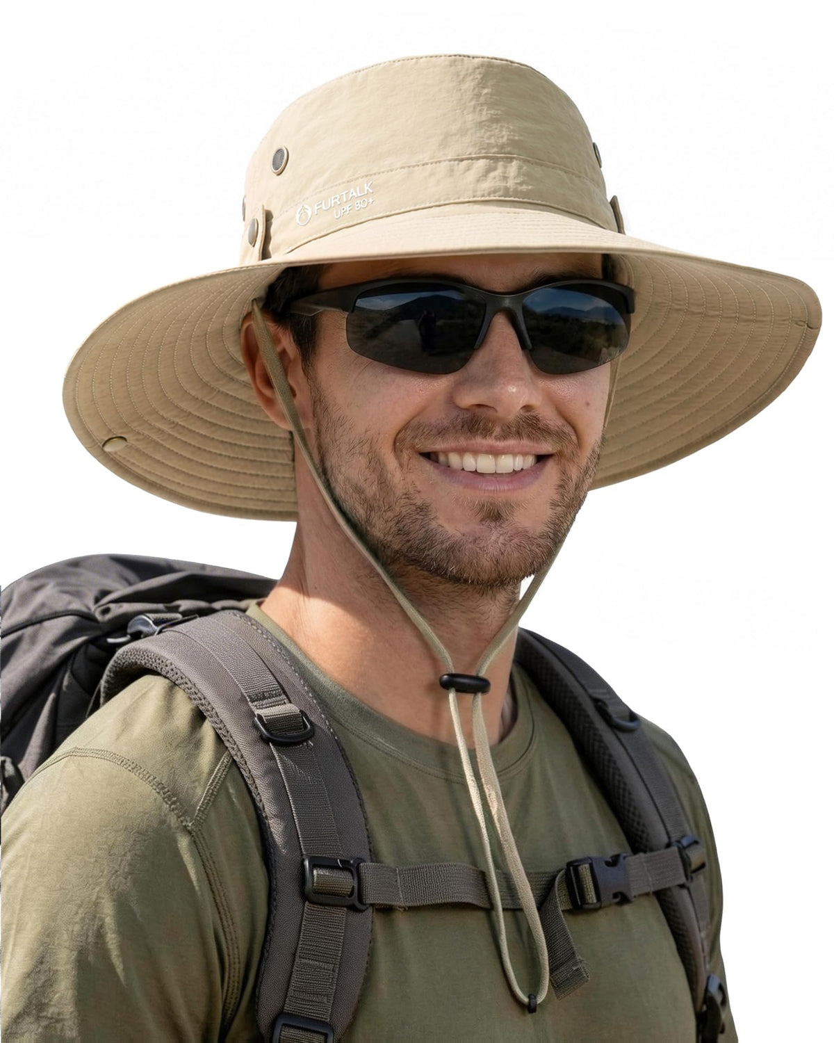 FURTALK Sun Hats for Men Fishing Hat UPF Protection Wide Brim Bucket Hat