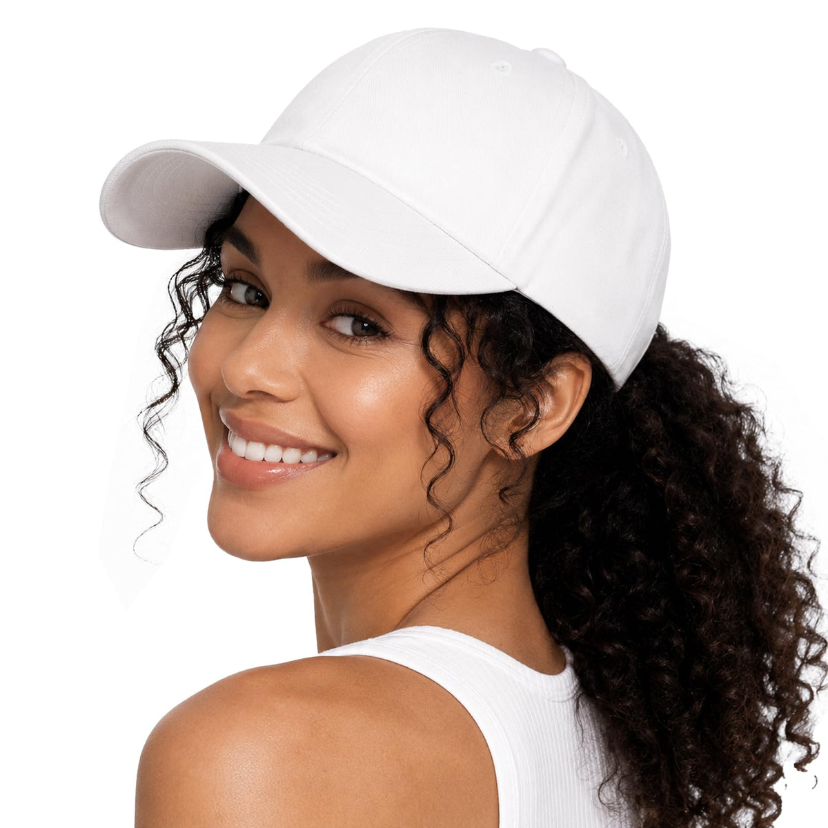 Lvaiz Womens Satin Lined Baseball Cap Washed Cotton Adjustable Dad Hat