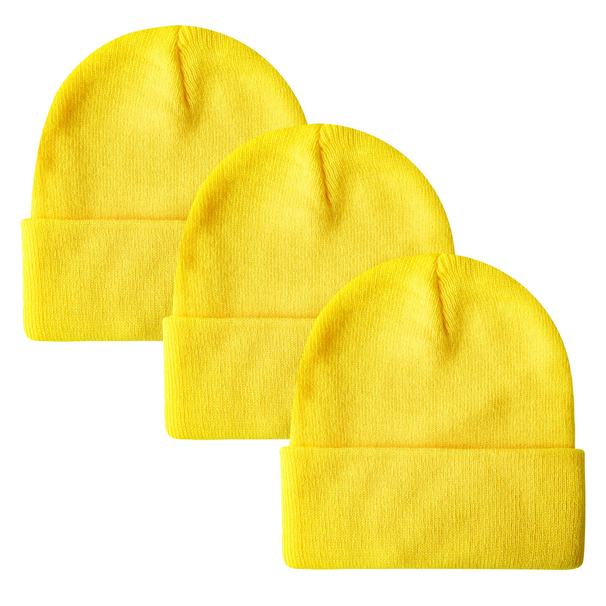 PFFY Unisex Beanie Hats for Men Women Plain Knit Winter Beanies Warm Hat