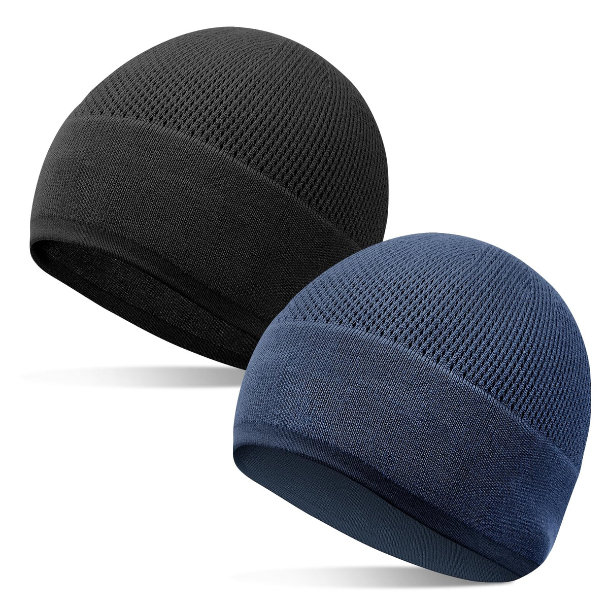 Bamboo Lightweight Skull Cap Beanie Hat for Men Women, Soft and Comfy Sleep Cap Watch Hat