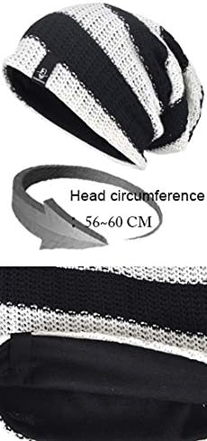 VECRY Men's Slouchy Beanie Knit Crochet Rasta Cap for Summer Winter