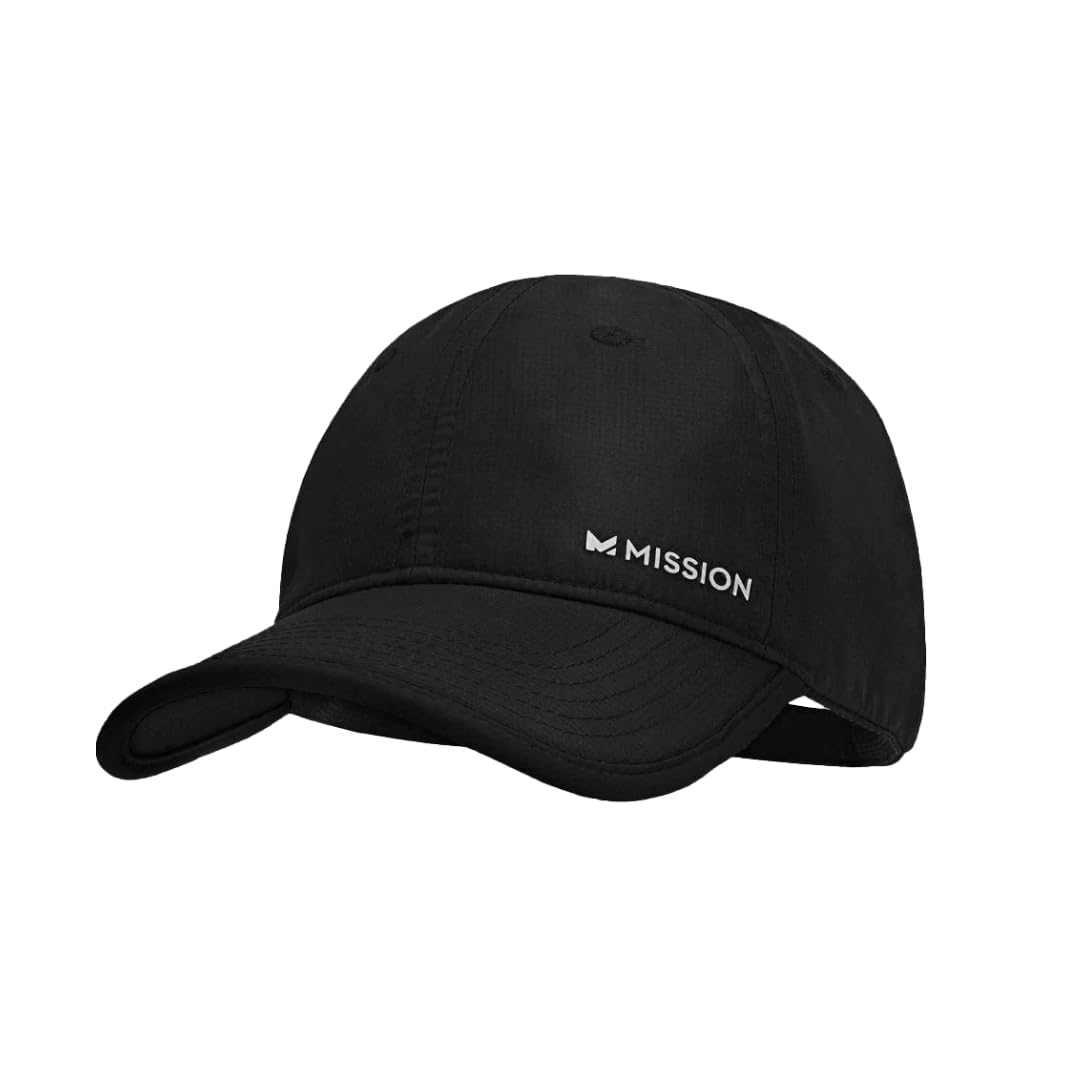 MISSION Cooling Performance Hat, Unstructured Low-Profile Adjustable Fit - UPF 50 - for Running, Workouts & Outdoors