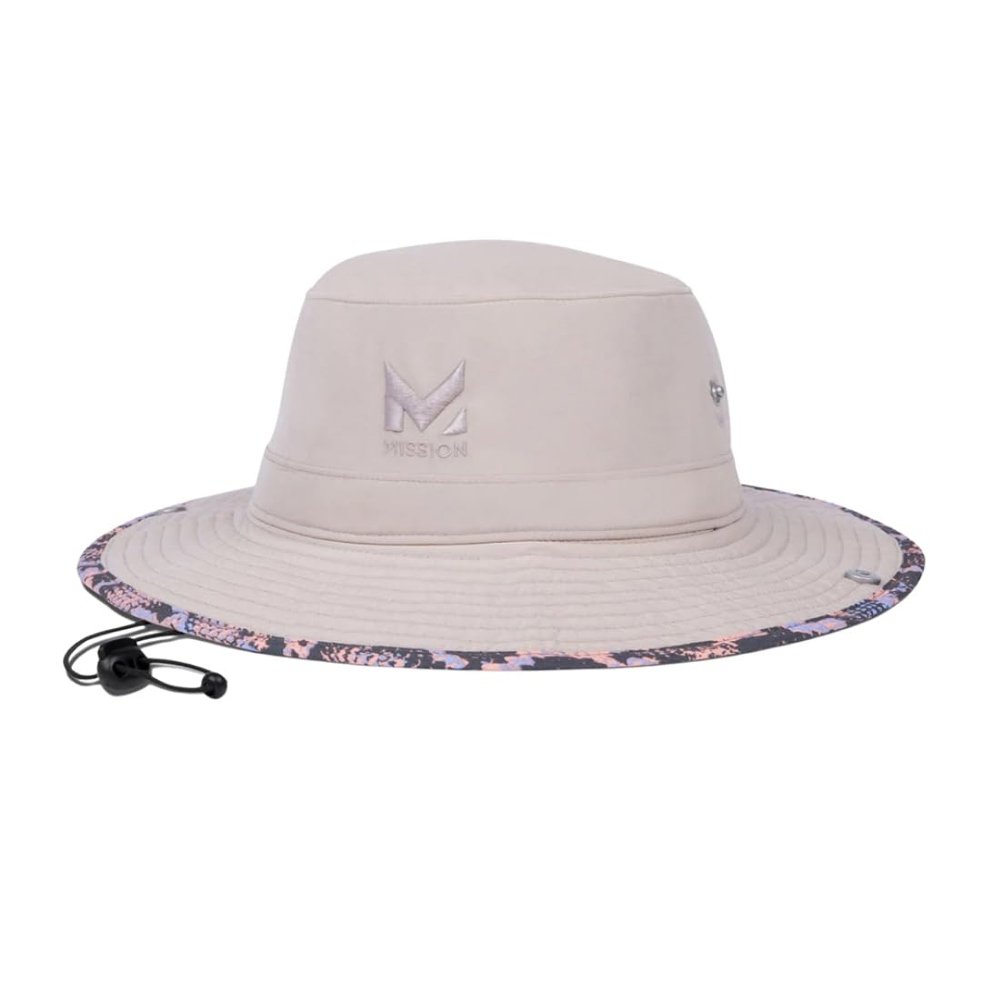 MISSION Cooling Bucket Hat - Unisex Wide-Brim Hat for Men & Women - Lightweight, Foldable & Durable - Cools Up to 2 Hours