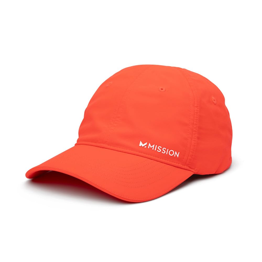MISSION Cooling Performance Hat, Unstructured Low-Profile Adjustable Fit - UPF 50 - for Running, Workouts & Outdoors