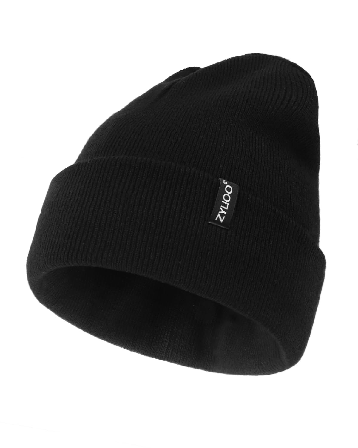 Zylioo XXL Beanie for Men,Big Head Winter Knit Hat,Stretch Warm Skull Cap