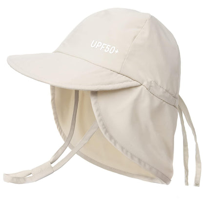 FURTALK Baby Sun Hat with Neck Flap UPF 50+ Toddler Quick Dry Swim Hat