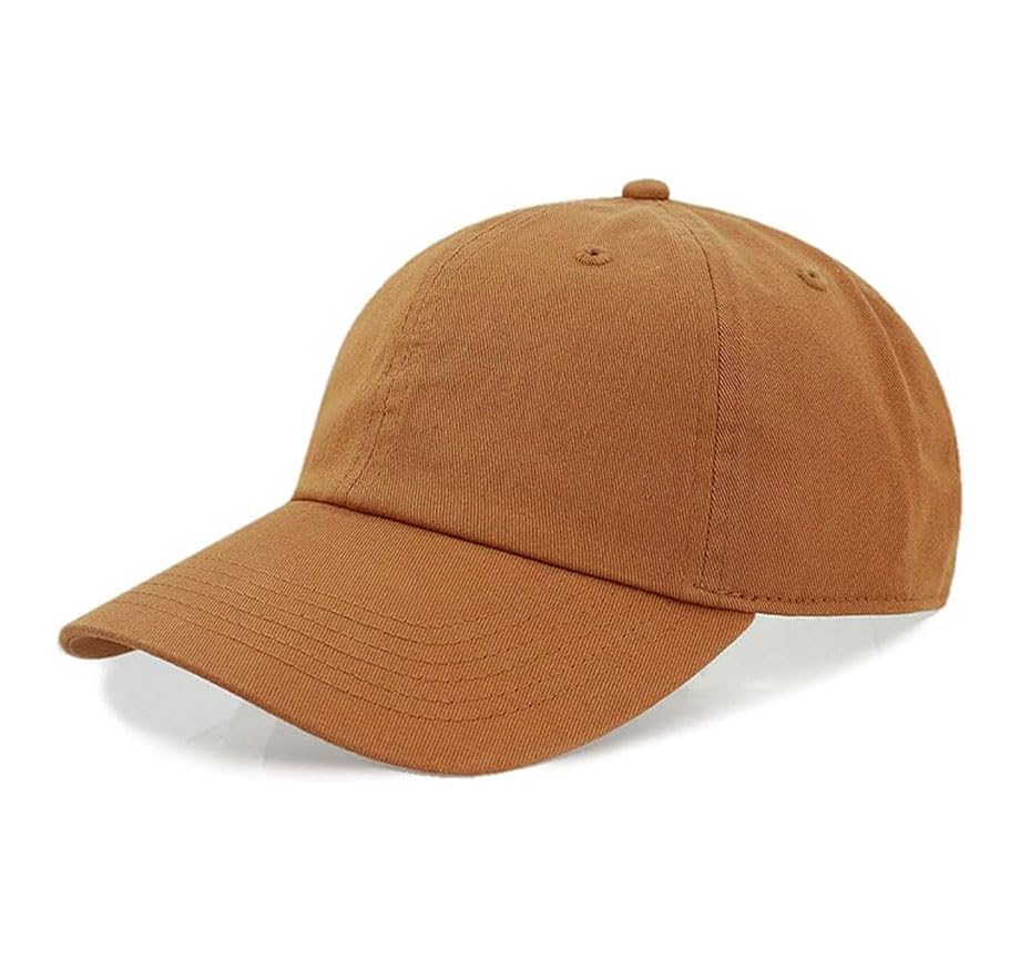 Cotton Baseball Cap Dad Hat – Washed Low Profile Adjustable Hat for Men Women Casual Outdoor Running Golf