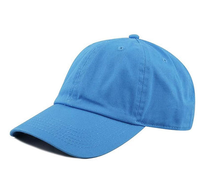 Cotton Baseball Cap Dad Hat – Washed Low Profile Adjustable Hat for Men Women Casual Outdoor Running Golf