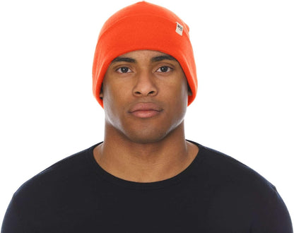 100% Merino Wool Cuff Beanie - Warm Winter Hat - Novelty Beanie - Toque