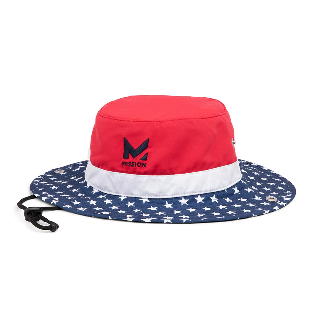MISSION Cooling Bucket Hat - Unisex Wide-Brim Hat for Men & Women - Lightweight, Foldable & Durable - Cools Up to 2 Hours