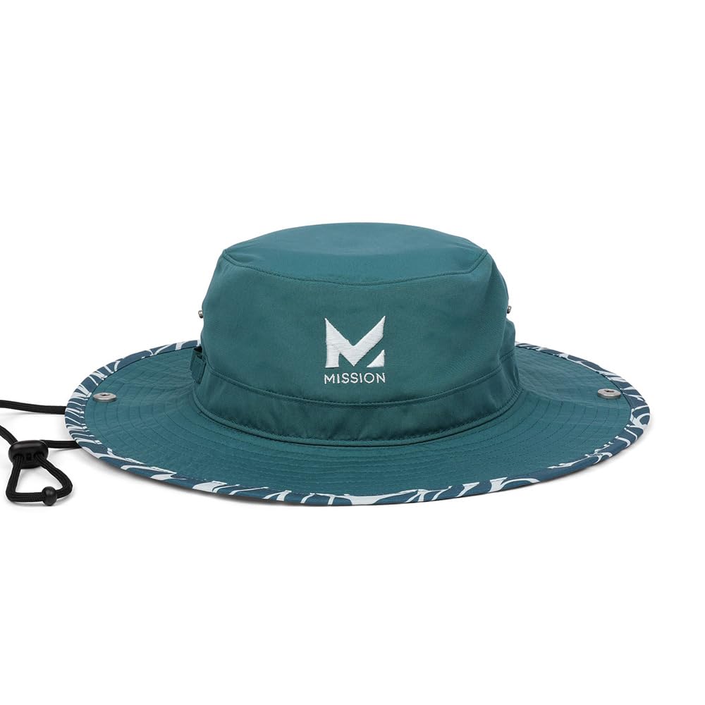 MISSION Cooling Bucket Hat - Unisex Wide-Brim Hat for Men & Women - Lightweight, Foldable & Durable - Cools Up to 2 Hours