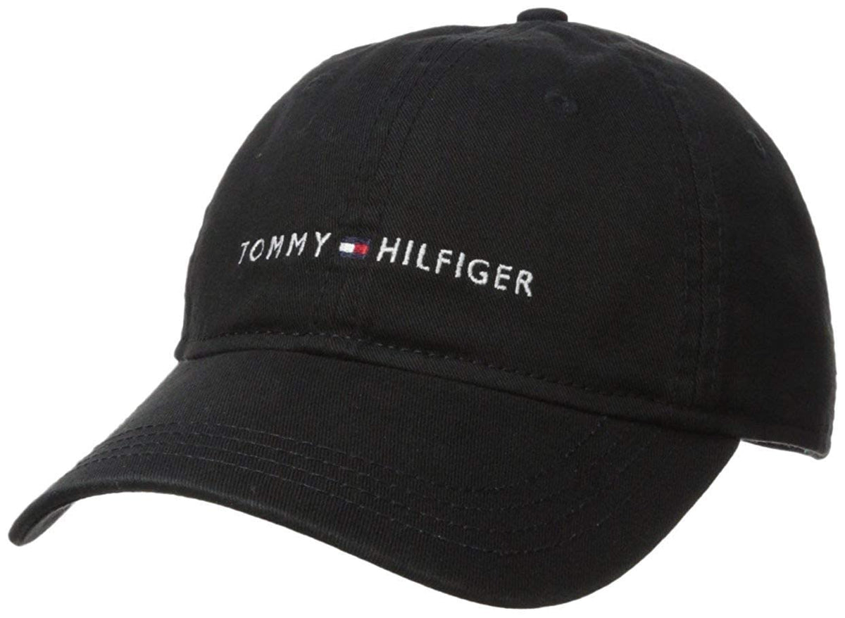 Tommy Hilfiger Men's Cotton Logo Adjustable Baseball Cap
