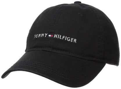 Tommy Hilfiger Men's Cotton Logo Adjustable Baseball Cap
