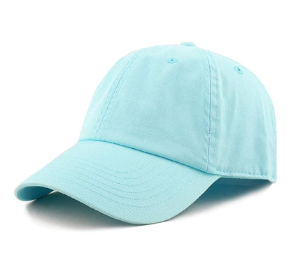 Cotton Baseball Cap Dad Hat – Washed Low Profile Adjustable Hat for Men Women Casual Outdoor Running Golf