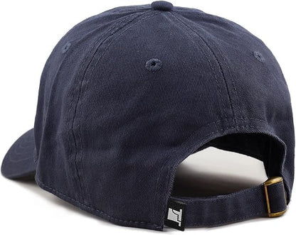 Cotton Baseball Cap Dad Hat – Washed Low Profile Adjustable Hat for Men Women Casual Outdoor Running Golf