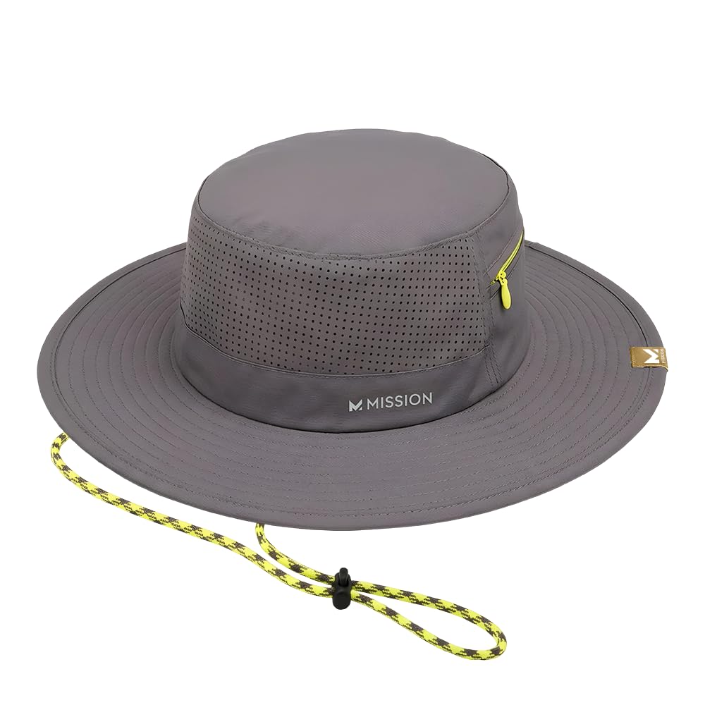 MISSION Cooling Anywhere Boonie Hat - Unisex Wide-Brim Hat for Men & Women - Cools Up to 2 Hours - UPF 50 Sun Protection