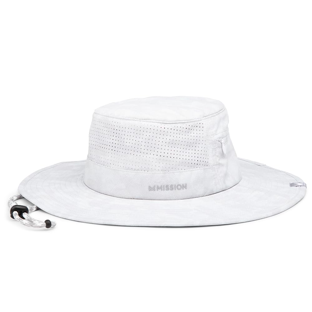 MISSION Cooling Anywhere Boonie Hat - Unisex Wide-Brim Hat for Men & Women - Cools Up to 2 Hours - UPF 50 Sun Protection