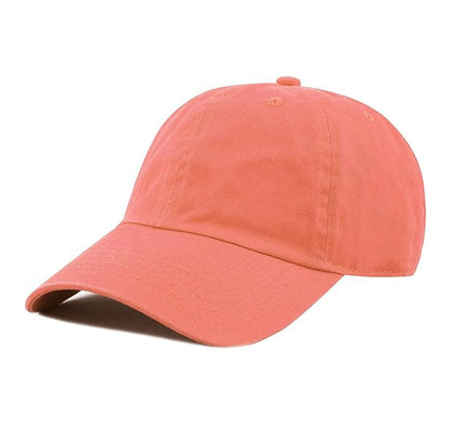 Cotton Baseball Cap Dad Hat – Washed Low Profile Adjustable Hat for Men Women Casual Outdoor Running Golf