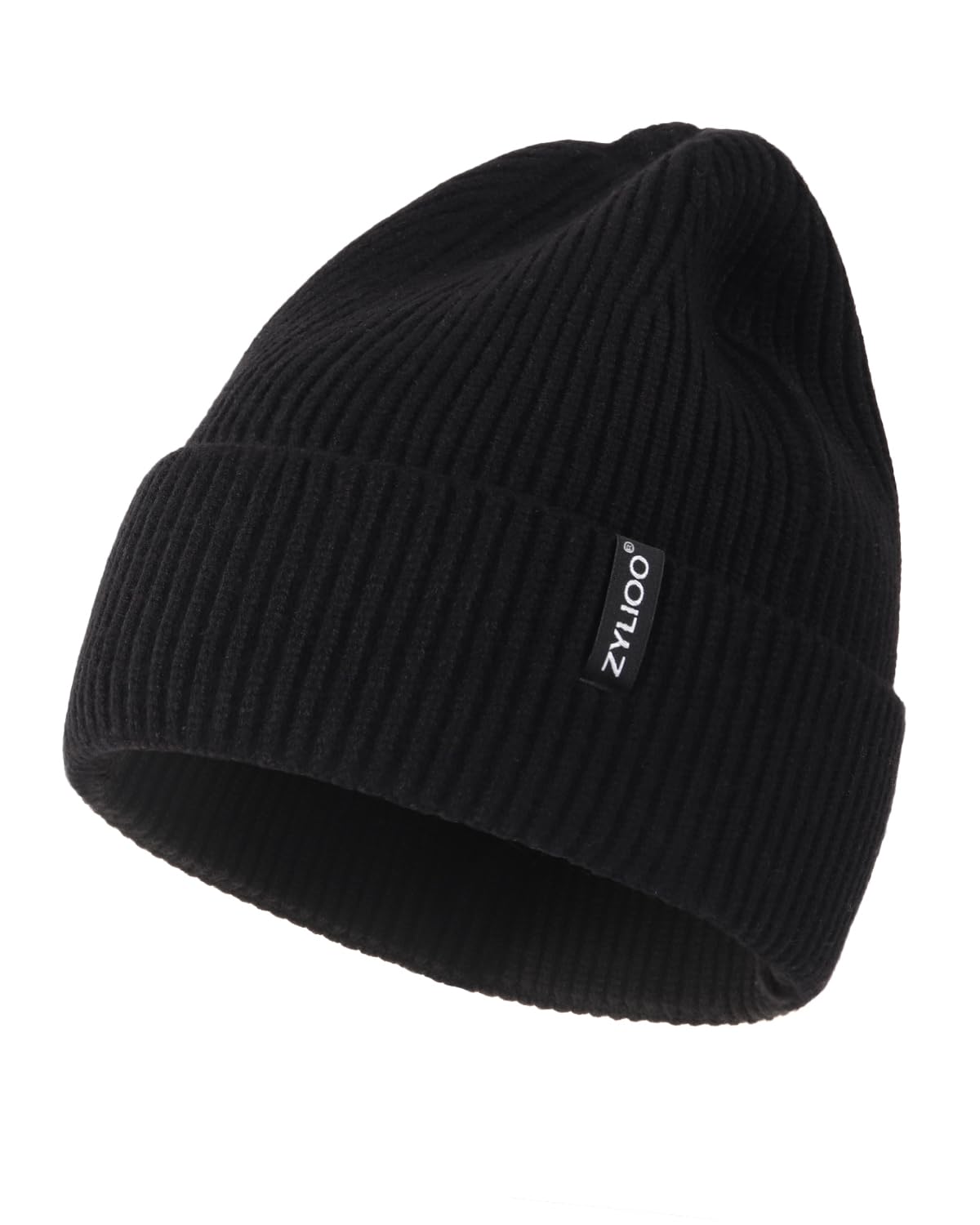 Zylioo XXL Beanie for Men,Big Head Winter Knit Hat,Stretch Warm Skull Cap