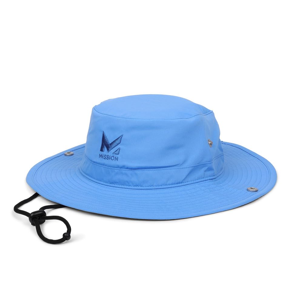MISSION Cooling Bucket Hat - Unisex Wide-Brim Hat for Men & Women - Lightweight, Foldable & Durable - Cools Up to 2 Hours
