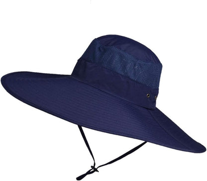 Leotruny Super Wide Brim Bucket Hat UPF50+ Waterproof Sun Hat for Fishing
