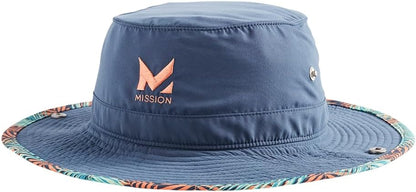 MISSION Cooling Bucket Hat - Unisex Wide-Brim Hat for Men & Women - Lightweight, Foldable & Durable - Cools Up to 2 Hours