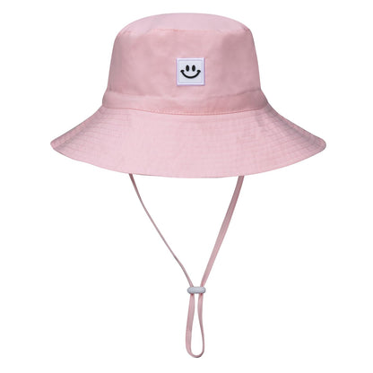 MaxNova Baby Sun Hat Smile Face UPF 50+ Toddler Bucket Hat for Boys Girls 0-7 Years