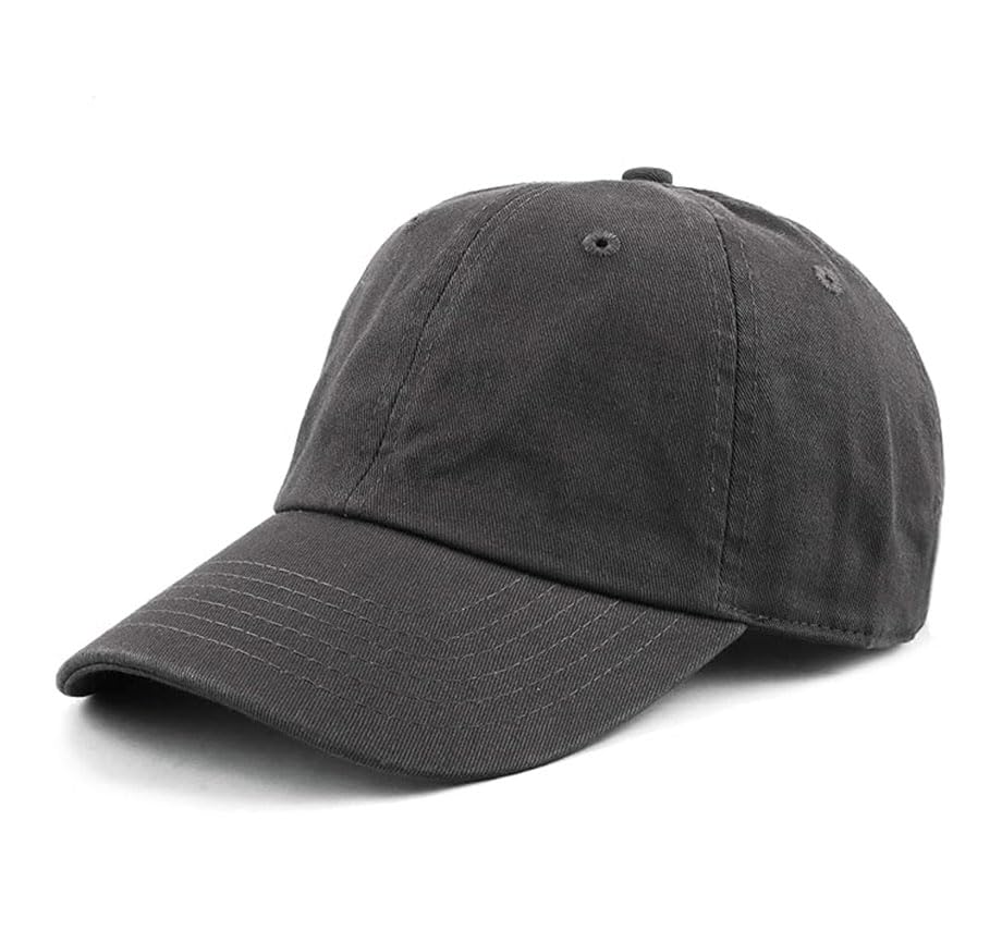 Cotton Baseball Cap Dad Hat – Washed Low Profile Adjustable Hat for Men Women Casual Outdoor Running Golf