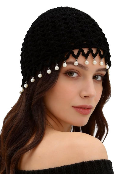 Crochet Hat for Women Cotton Slouchy Beanie Knitted Handmade Skull Cap for Travel Daily Wear