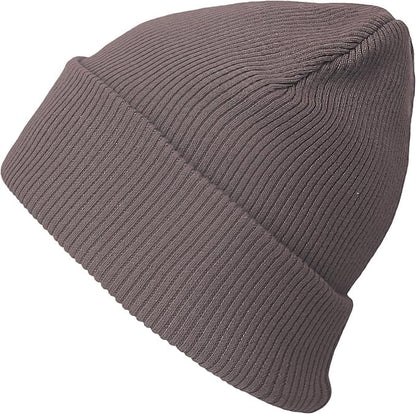 The Hat Depot - 100% Cotton Soft and Light Cuffed Skull Plain Daily Washed Beanie