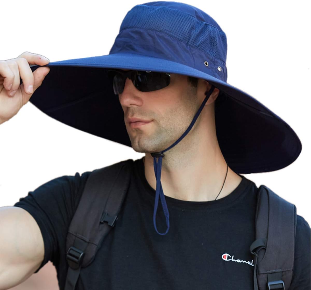 Leotruny Super Wide Brim Bucket Hat UPF50+ Waterproof Sun Hat for Fishing
