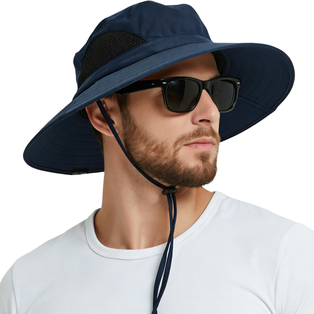 Wide Brim Sun Bucket Hat, Waterproof Boonie Hat for Men & Women
