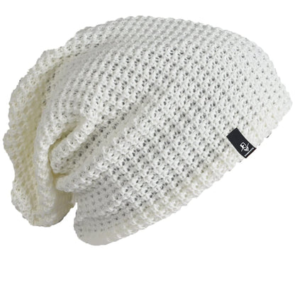 FORBUSITE Mens Slouchy Long Oversized Beanie Knit Cap for Summer Winter B08