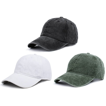 HH HOFNEN Baseball Cap Washed Cotton Unstructured Vintage Hat for Men Women