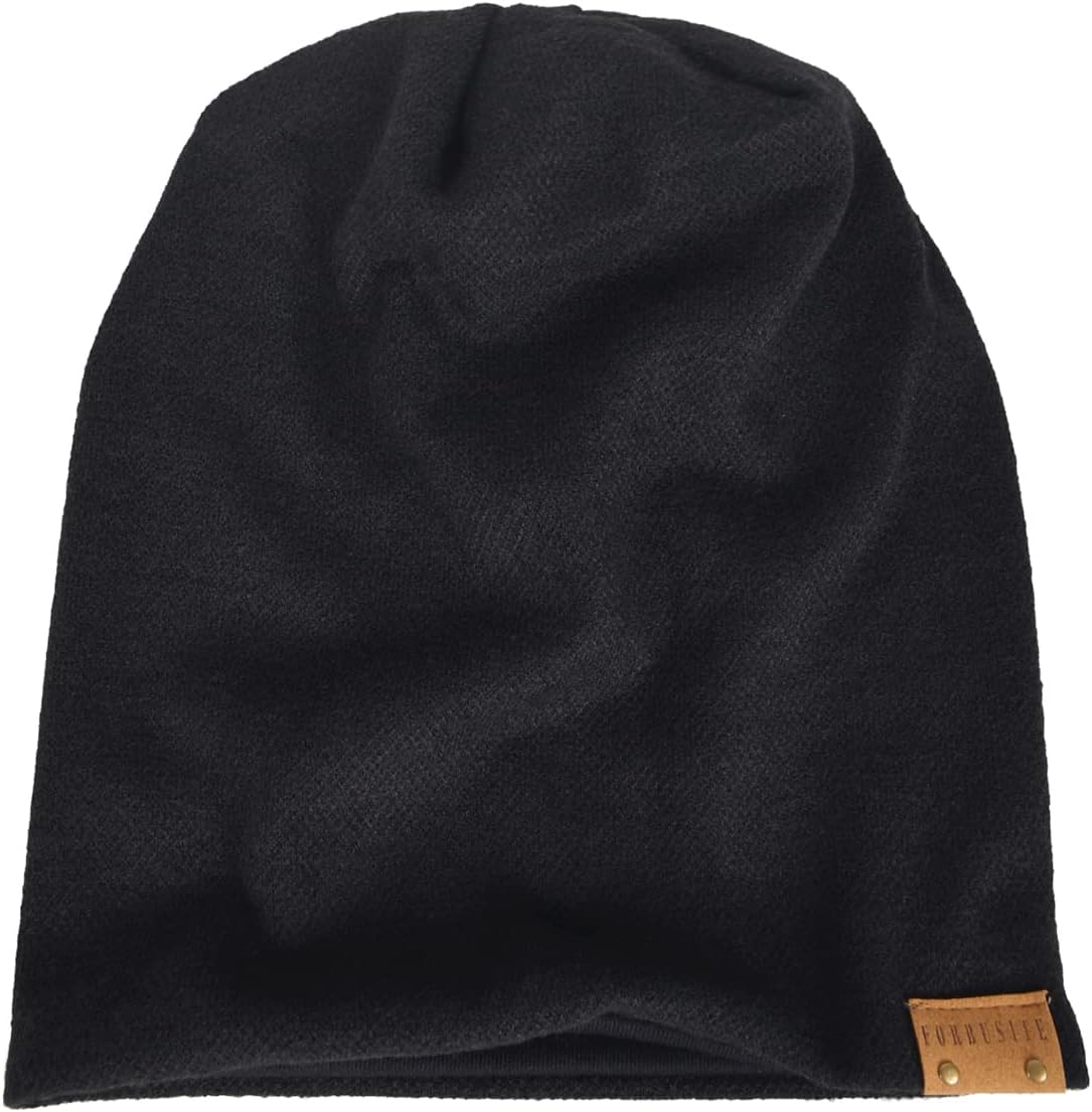 VECRY Men Oversized Slouch Beanie Large Skullcap Knit Hat