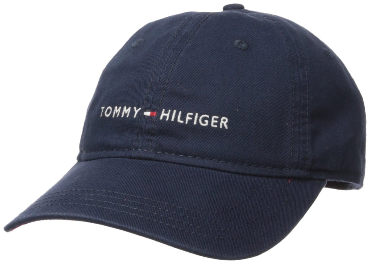 Tommy Hilfiger Men's Cotton Logo Adjustable Baseball Cap