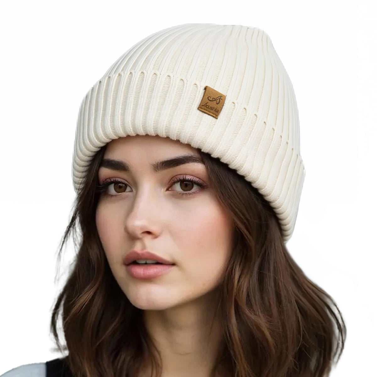 ACUSHLA Waterproof Windproof Winter Hat for Men Women Fleece-Lined Beanie