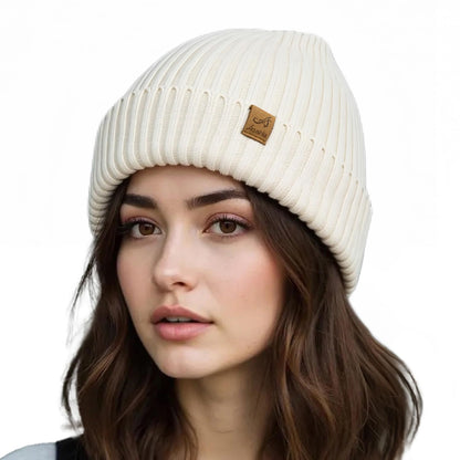 ACUSHLA Waterproof Windproof Winter Hat for Men Women Fleece-Lined Beanie