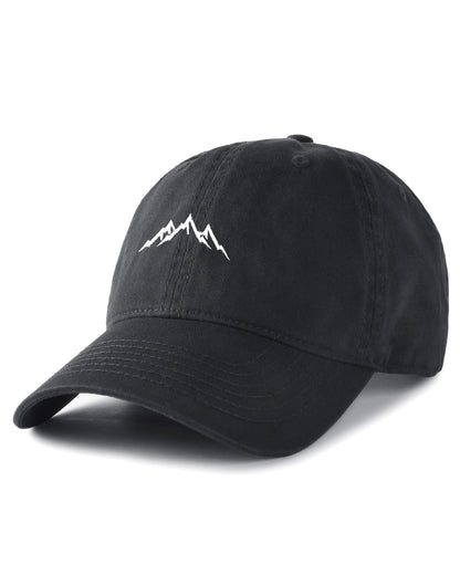 FURTALK Baseball Cap Men Mountain Embroidery Washed Cotton Outdoor Hats