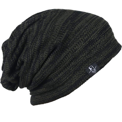 FORBUSITE Mens Slouchy Long Oversized Beanie Knit Cap for Summer Winter B08