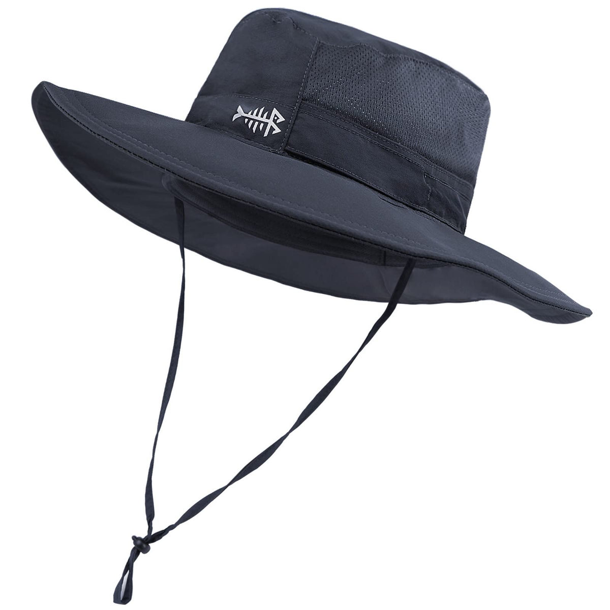 BASSDASH UPF 50+ Sun Fishing Hat Water Resistant with Detachable Neck Flap