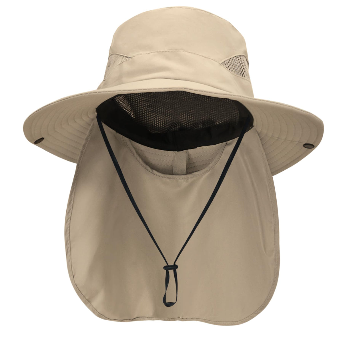 NPQQUAN Sun Hats for Men Women with Neck Flap UPF 50+ UV Protection