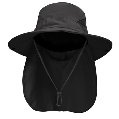 NPQQUAN Sun Hats for Men Women with Neck Flap UPF 50+ UV Protection