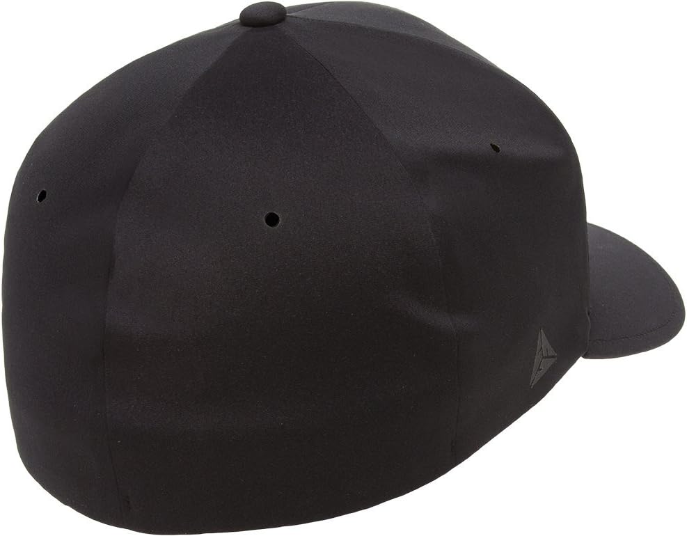 Flexfit Men's Delta Seamless Baseball Cap, Black, Large-X-Large