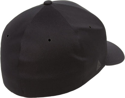 Flexfit Men's Delta Seamless Baseball Cap, Black, Large-X-Large