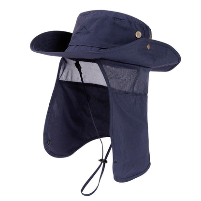 Comhats Sun Hat with Neck Flap for Men, UPF 50+ Wide Brim Cooling Oversized