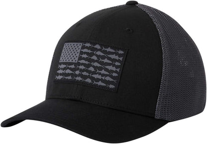 Columbia Unisex Adult PFG Logo Mesh Ball Cap
