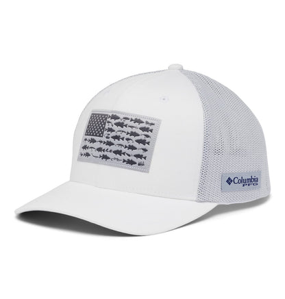 Columbia Unisex Adult PFG Logo Mesh Ball Cap