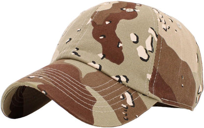 KBETHOS Classic Unisex Cotton Adjustable Low Crown Baseball Cap – Plain Dad Hat